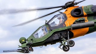 T129 ATAK at Farnborough Airshow 2014 Flight Demo [upl. by Marcoux]