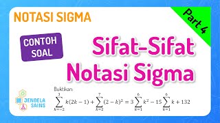 Notasi Sigma Matematika Kelas 11 • Part 4 Contoh Soal Sifat Notasi Sigma [upl. by Melosa340]