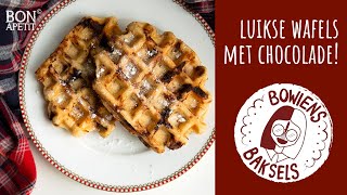 Luikse wafels met chocolade [upl. by Gnoc]