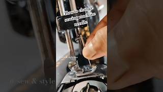 How to change sewing machine needle sewingtipsandtricks sewingtools sewingmachinerepair shorts [upl. by Nodearb]