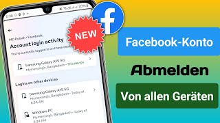 So melden Sie sich von FacebookKonten auf allen Geräten 2025 ab neue Anleitung [upl. by Adamsun]