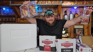 OMAHA STEAKS REVIEW 2024  OMAHA STEAKS UNBOXING 2024 omahasteaks [upl. by Nnaylime]