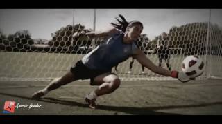 Hope Solo goalkeeper skills and tricks [upl. by Nwahc]