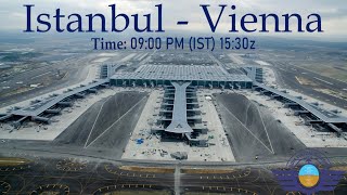 XP 11  Zibo B738  Istanbul LTFM  Vienna LOWW  VATSIM  Full Details FMC Zibo [upl. by Yerak840]