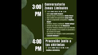 Conversatorio Zonas Liminales  Colombia [upl. by Lassiter]