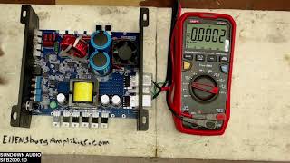 Sundown Audio SFB2000D Class D Amplifier Repair of Output From a Short [upl. by Antin]