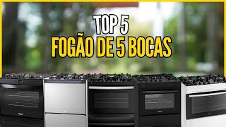 ✅ Top 5 Fogão de 5 Bocas  Melhores Fogões de Piso em 2024 [upl. by Gass]