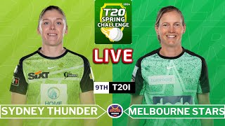 T20 Spring Challenge 2024 Live  Sydney Thunder Women vs Melbourne Stars Women  STW Vs MSW Live [upl. by Meraree]