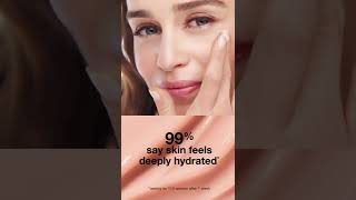 Clinique  Moisture Surge 100H AutoReplenishing Hydrator with Emilia Clarke [upl. by Heydon]