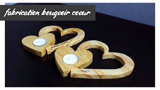 FABRICATION BOUGEOIR POUR NOELidée cadeau [upl. by Amias785]