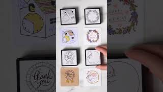 Infinite Stamps with Adorable Designs art stamps bulletjournal [upl. by Gayler]