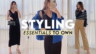 STYLING TIPS  8 Versatile Styling Essentials To Maximise Your Wardrobe [upl. by Alor]