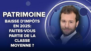 Baisse dimpôts en 2025 faitesvous partie de la classe moyenne [upl. by Ragucci297]