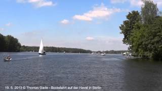 Bootsfahrt auf der Havel Von Spandau nach Hennigsdorf [upl. by Guendolen]