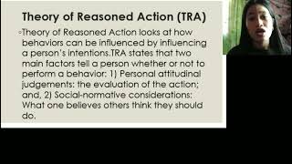 Topics Theory of Reasoned Action and Theory of planned Behavior [upl. by Nakhsa990]