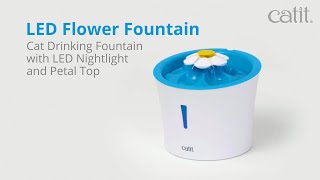 Catit  LED Flower Fountain [upl. by Selmore115]