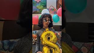 My 8th Birthday Celebration 🎉🥳🎂🎈🎊💐 song music birthdaycelebration birthday birthdaygirlfun [upl. by Ecniuq]