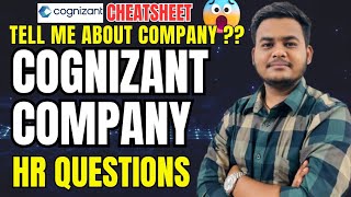 Cognizant Company Related Questions  Tell Me About Cognizant [upl. by Eidua]