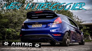 FIESTA ST AIRTEC STAGE 3 INTERCOOLER  LOW TEMPS ❄❄❄❄ AIRTEC STAGE3 BB04 HYBRIDTURBO TEAMOC [upl. by Eerihs]