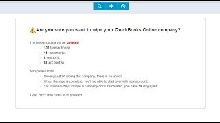 QuickBooks Online Plus and Essentials How do I delete wipe out all my data and start over [upl. by Dionne]