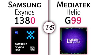 SAMSUNG Exynos 1380 vs MediaTek Helio G99  whats a better for You [upl. by Affra]