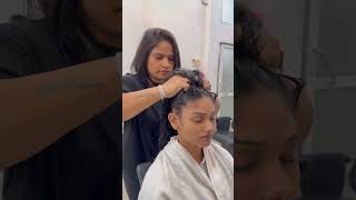 Trend එකට කරපු Hair Spa එක hairspa haircare hairtreatment hairmask chandanibandarasalon [upl. by Somar]