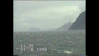 Old filming from a ship transiting the Strait of Magellan from the Atlantic to the Pacific in 1998 [upl. by Assile]