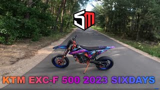 Grube SUPERMOTO KTM EXCF 500 Sixdays 2023 z dodatkami za 12k [upl. by Segalman175]