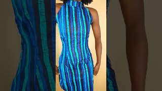 Halter neck dress tutorial on my channel Anita Fon [upl. by Thurston934]