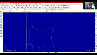 TUGAS CADCAM MEMBUAT MODEL 2D MENGGUNAKAN APLIKASI MASTERCAM X5 [upl. by Nhor]