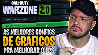 COD WARZONE 20  Como CONFIGURAR os GRÁFICOS pra AUMENTAR o FPS e a VISIBILIDADE  EXPLICAÇÃO [upl. by Housen401]