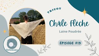 Épisode 13 Châle Flèche de Laine poudrée [upl. by Uno808]