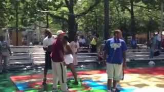 Fight breaks out in Rucker Park [upl. by Tyson]