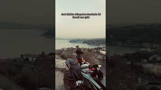 Yanlızlığı seviyorum  motoask automobile motorcycle smartphone tekteker bikergirl kurye [upl. by Rehotsirhc]