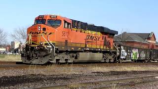 CPKC K67 253 and K60 at Fifth Street Clinton IA November 30 2023 [upl. by Connors40]