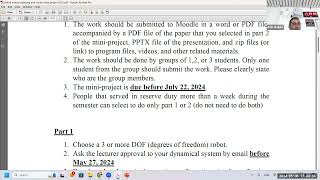 Lecture 1 Robot Motion Planning and Control 2024 06052024 [upl. by Esinart]