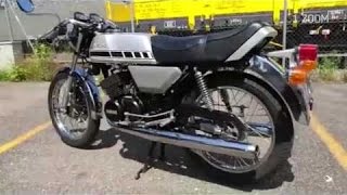 【海外バイク】125ｃｃとは思えないサウンド、加速 ヤマハRD125 【２スト２気筒旧車】 [upl. by Queridas]