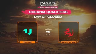 eXTREMESLAND Oceania CQ Day 2  Vantage vs Art of War  BO3 Map 2 [upl. by Eiramit]