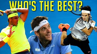 Top 10 Greatest Forehands in Tennis History [upl. by Llirret632]