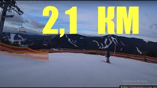 21 КМ  синя траса Буковель 2024 bukovel [upl. by Yellek726]