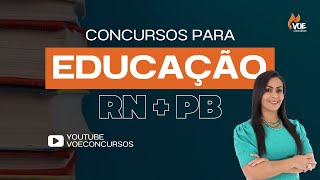 Concursos da educação RN e PB Didática [upl. by Htebi]