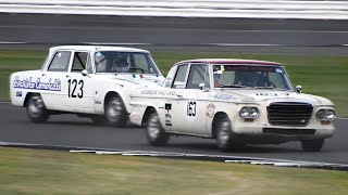 2024  Aug  Silverstone Festival  Masters Historic  Pre 66 Touring  Raw Studebaker POV Footage [upl. by Kremer]