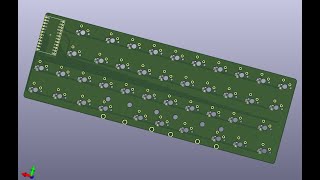 Creating a Keyboard PCB with Diodes Kicad 60 [upl. by Sualocin307]