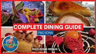 The ULTIMATE PampO Iona dining guide [upl. by Nilesoy34]