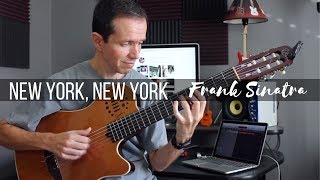 New York New York Frank Sinatra  Fingerstyle [upl. by Jamieson]