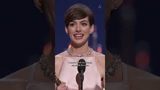 Anne Hathaways Oscars Dream Comes True [upl. by Halsted]