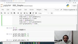 EP001  Python Graph  Adjacency List Representation [upl. by Elfie]
