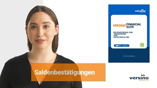 Versino Financial Suite Saldenbestätigungen [upl. by Rana]