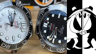 Omega Seamaster white vs black [upl. by Akkimat]