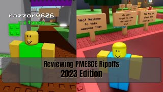 Reviewing PMEBGE Ripoffs  2023 Edition [upl. by Nooj219]